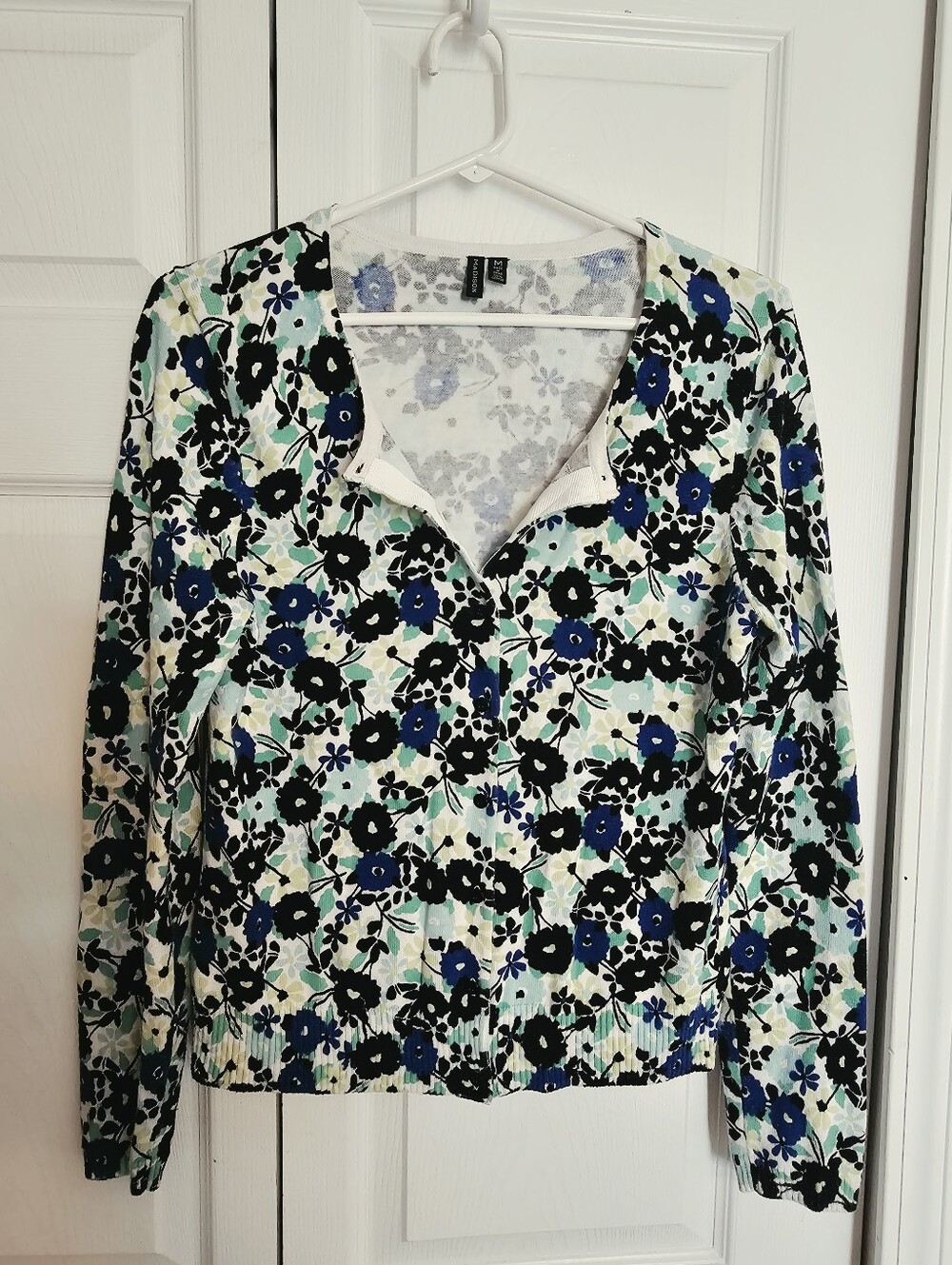 Madison Womens Cotton Cardigan Sz Med